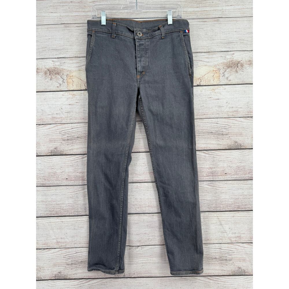 DAO Stretch Slim Leg Jeans Mens 31‎ Gray Medium Wash Denim France